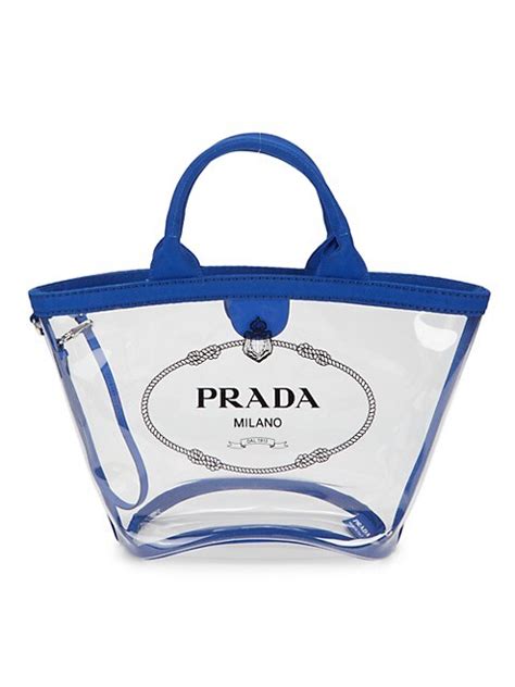 Prada tote bag transparent